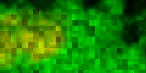 Dark Blue, Green vector backdrop with rectangles.