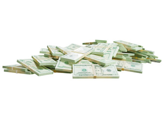 Large pile of two united states dollar bill large resolution for business, finance, news background