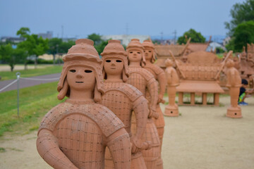 Imashirozuka Kofun Park Haniwa Takatsuki city , osaka