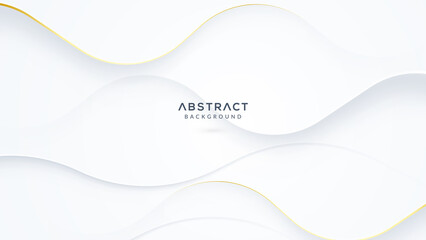 Dynamic wavy light gold and shadow gray background