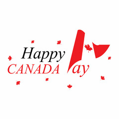 CANADA DAY VECTOR ICON BACKGROUND