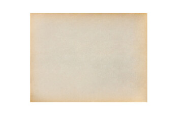 Old paper texture sheet isolated on white