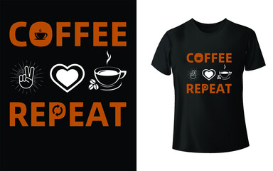 Trendy Coffee t shirt design