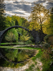 behind the bridge - Hinter der Brücke