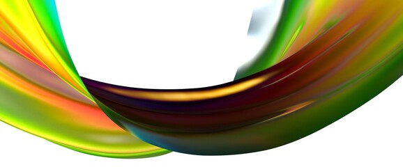 Colorful flowing liquid thermal waves abstract background