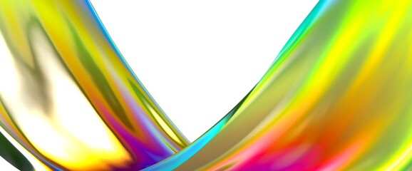 Fototapeta premium Colorful flowing liquid thermal waves abstract background