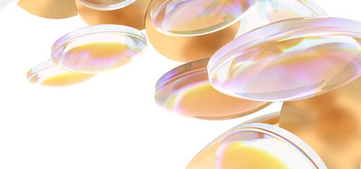 Abstract 3d render, futuristic background design, modern illustration