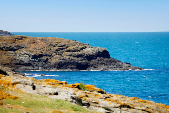 Kilyos Rocky Coastal in Istanbul City