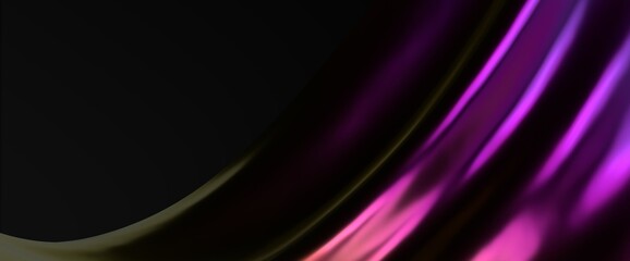 Abstract fluid gradient shape flowing