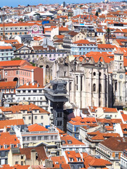 panorama of Lisbon in Portugal 