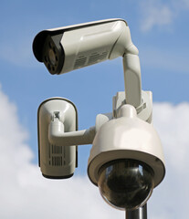 CCTV cameras for police surveillance of the city