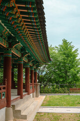 Namsan park, Korean traditional architecture in Cheonan, Korea