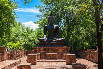 Buddhist Buddha Statue in the garden