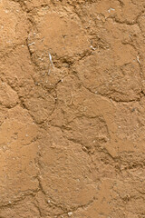 texture of clay wall from clay house, clay background