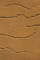 texture of clay wall from clay house, clay background