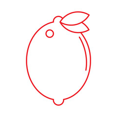 Obraz premium food and fruit icon