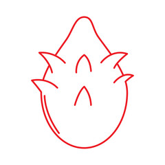 Obraz premium food and fruit icon