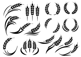 麦　穂のアイコンイラスト