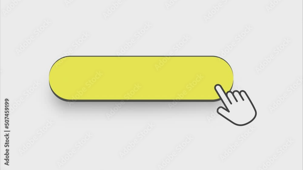 Aufkleber click here button. promotion sign. motion graphics