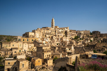 Obraz premium spectacular view of Matera at night