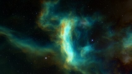 bright nebula, nebula in space, majestic red-purple nebula, beautiful space background 3D render