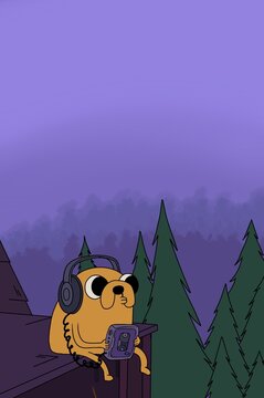 Jake hears musik