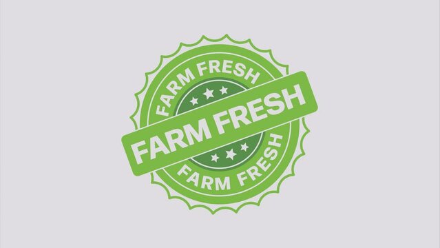 Farm fresh stamp. Farm fresh round grunge sign