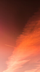 NSTA Story Template Backgrounds. Twilight sky with effect of light pastel colors. Colorful sunset...