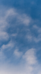 Obraz premium NSTA Story Template Backgrounds. Twilight sky with effect of light pastel colors. Colorful sunset of soft clouds. 9:16 Aspect Ratio