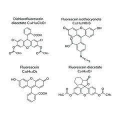 Chemical structural formulas 