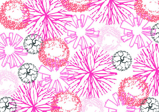 ARCHITECTURE TREES. COLORFUL PATTERN TEXTURE