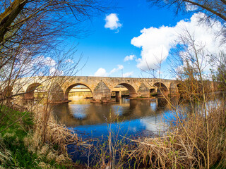 Puente romano de Lerma sobre el río Arlanza