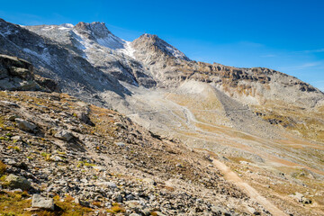 Mountain House fuorcla Surlej (Grisons, Switzerland) is a mountain hut, situated on a gorgeous spot in Engadin with views on Piz Bernina and Piz Roseg. It is a small walk from cable car station Murtel