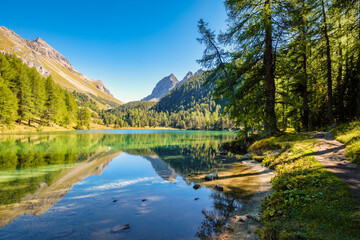 Lake Palpuogna (German: Palpougnasee, Romansh: Lai da Palpuogna) is a mountain lake at Albula Pass...