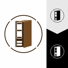 Binder simple. Office folder icon vector