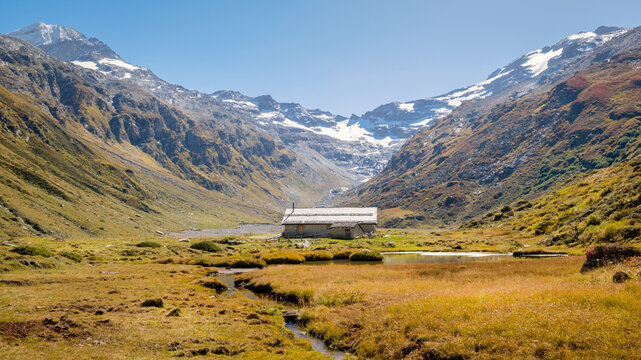 Fex Valley (Engadin, Switzerland) starts outside Sils Maria and ends at the Fex Glacier, surrounded by the Piz Tremoggia, Chap&uuml;tschin, Fora and G&uuml;z. 