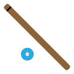 stick billiard icon
