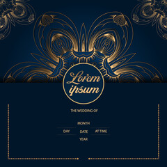 Luxury mandala background design with golden | Ornamental mandala template for decoration, wedding cards, invitation cards, cover, banner