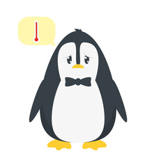 saddy penguin design