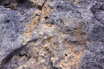 Colorful background volcanic rock near Teneguia. Volkan, La Palma Island