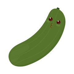 kawaii cucumber icon