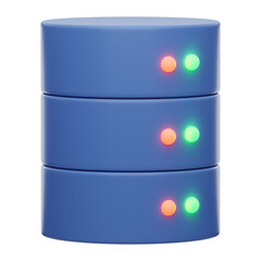 Premium Cloud Data Technology Icon 3d rendering on isolated background