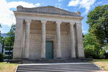 Horta-Lambeaux Pavilion in Cinquantenaire Park, Brussels, Belgium