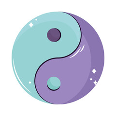 colorful yin yang icon