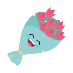 kawaii flowers bouquet