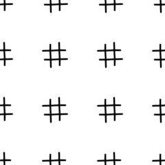 Seamless abstract geometric hand drawn pattern.