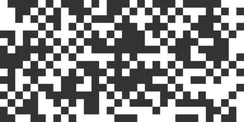 Background with pixels, abstract digital banner