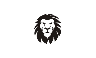 Lion logo vector illustration, shield design.