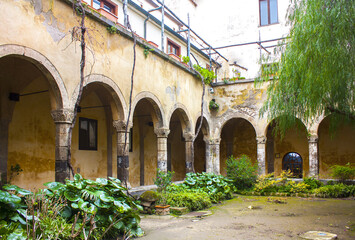 Patio of the Church of St. Francis in Sorrento