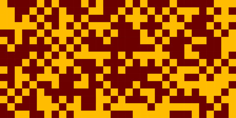 Background with pixels, abstract digital banner